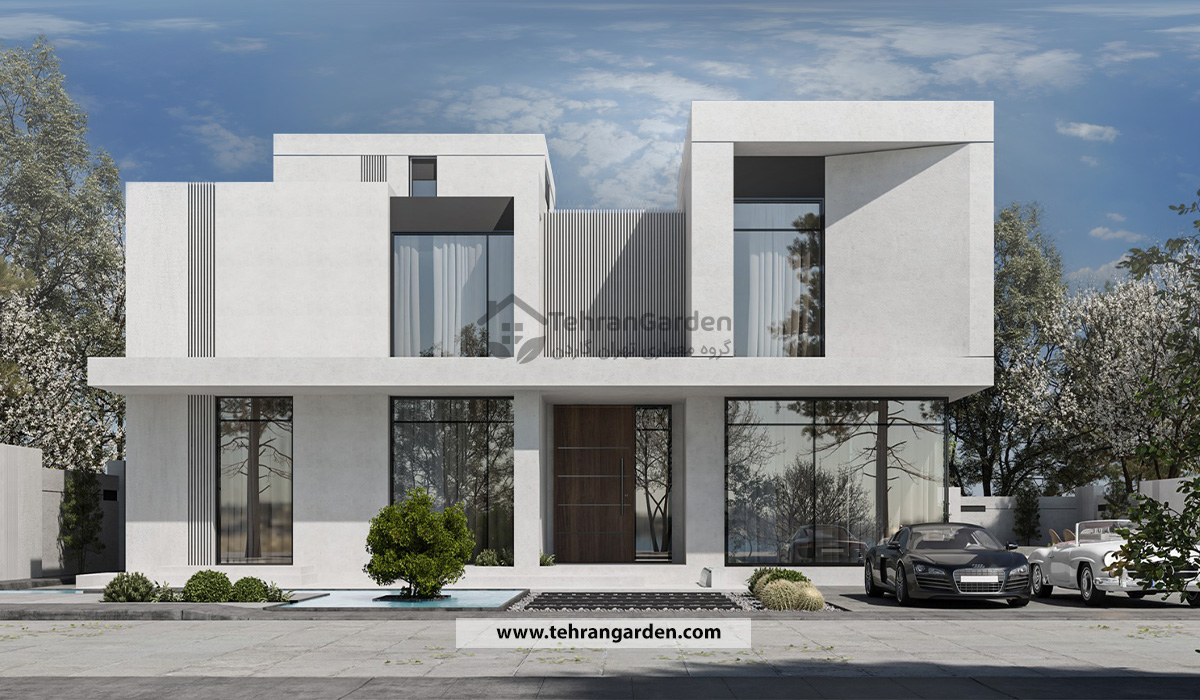 مثال على تصميم فيلا بسيطة