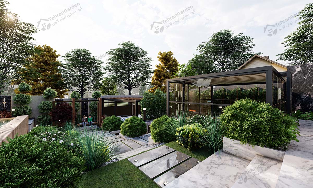 تصميم المساحات الخضراء في المجمعات السكنية
