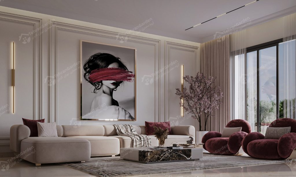 تصميم غرفة المعيشة