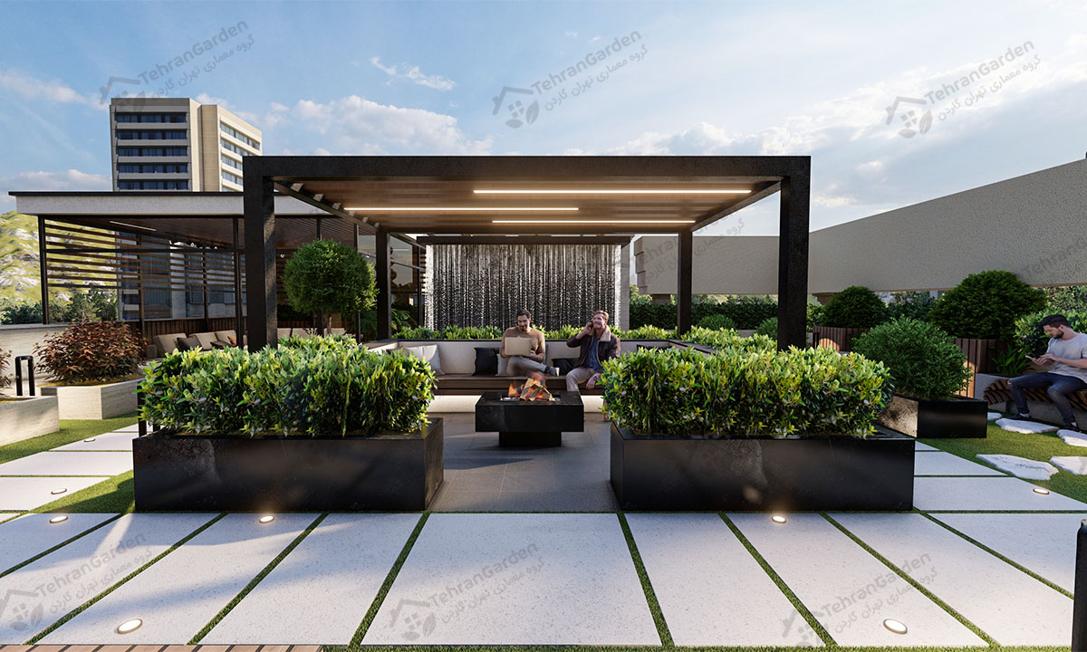 تنفيذ تصميم حدائق الأسطح في الإمارة