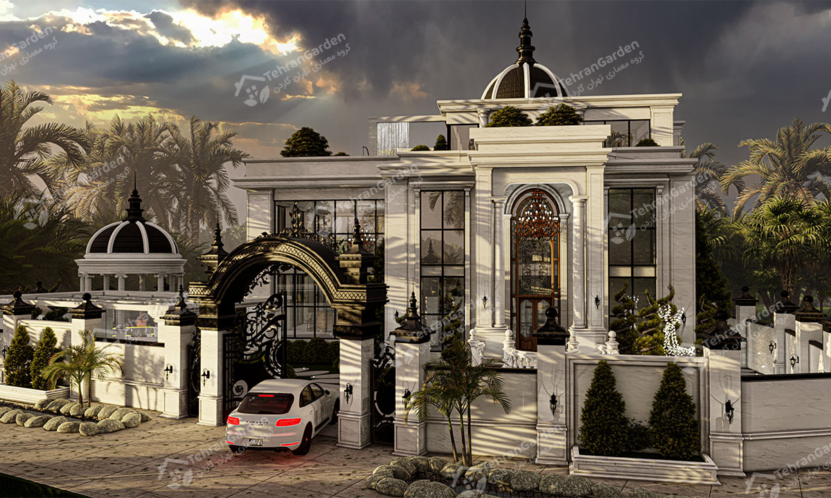 تصميم فيلا في أستانه أشرفية