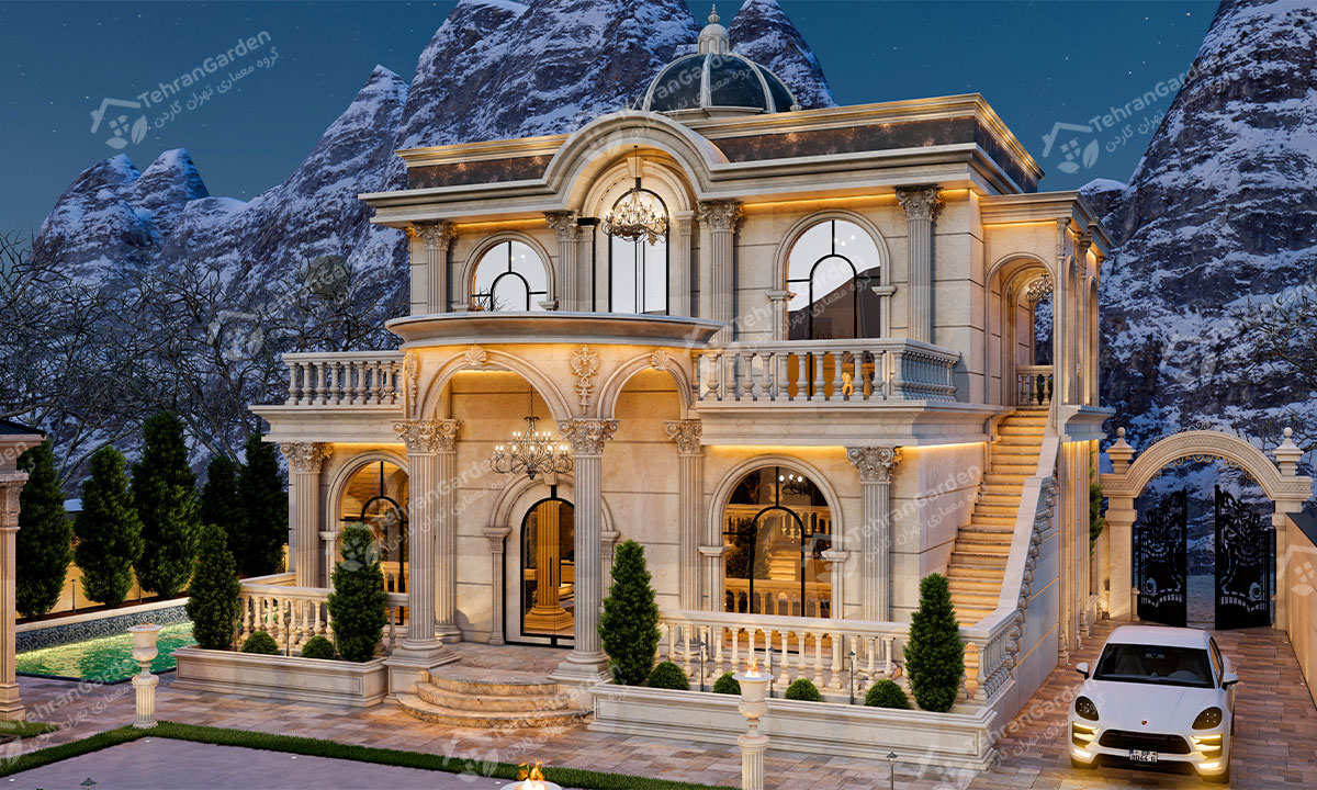 تصميم فيلا في چالوس