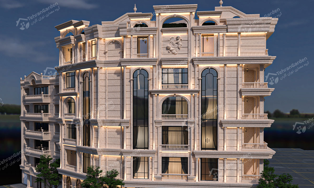 تصميم مبنى سكني في قزوينية، العراق