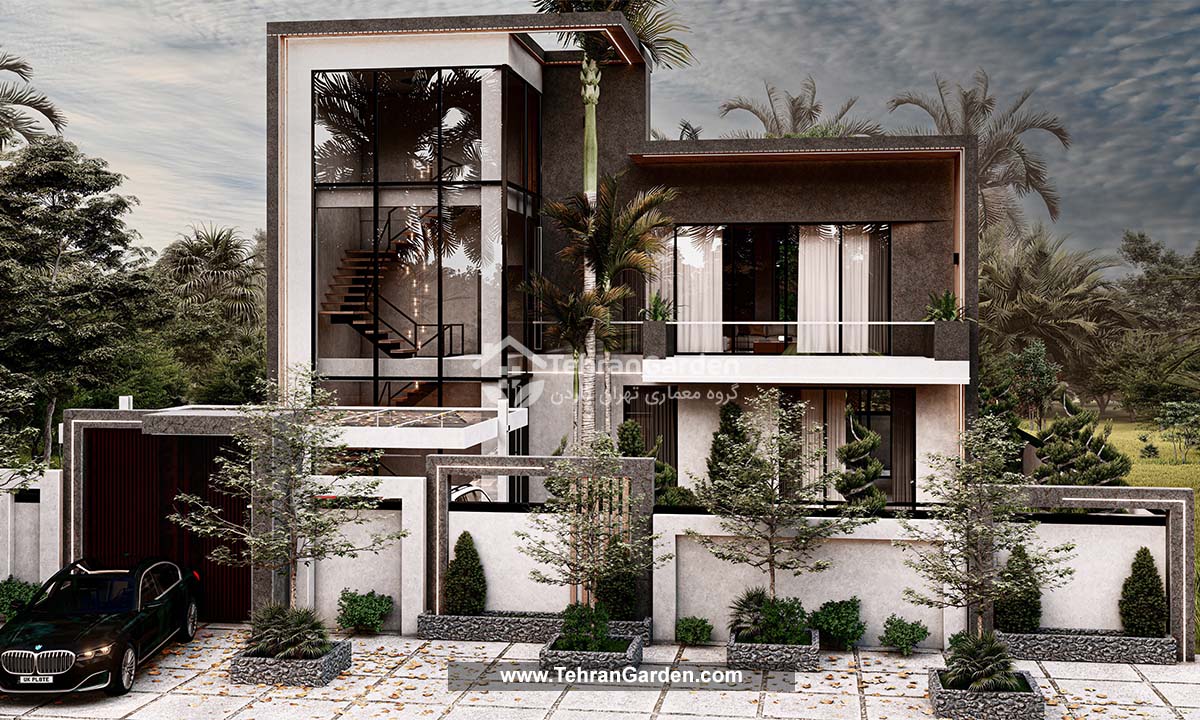 تصميم واجهة فيلا في الشمال