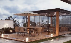 تصميم حديقة السطح في تهران